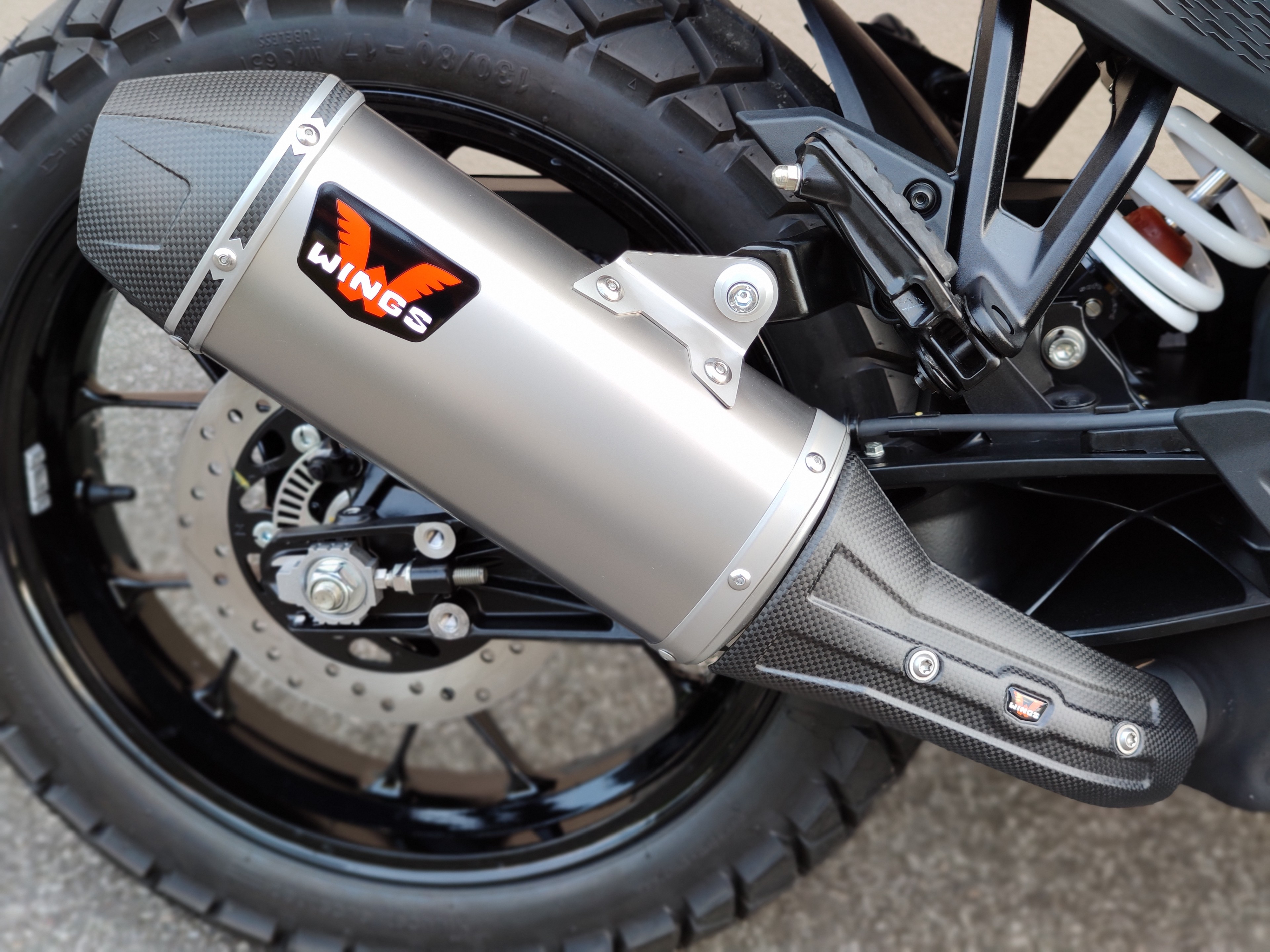 KTM 390 ADVENTURE WINGS EXHAUSTS