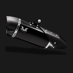 Black titanium exhaust