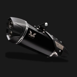 Black titanium exhaust
